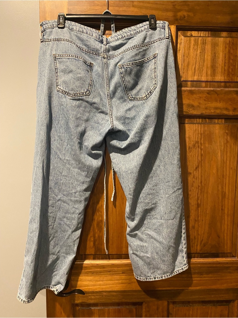 Buffalo  Light Blue Denim Jeans with Contrast Stitching